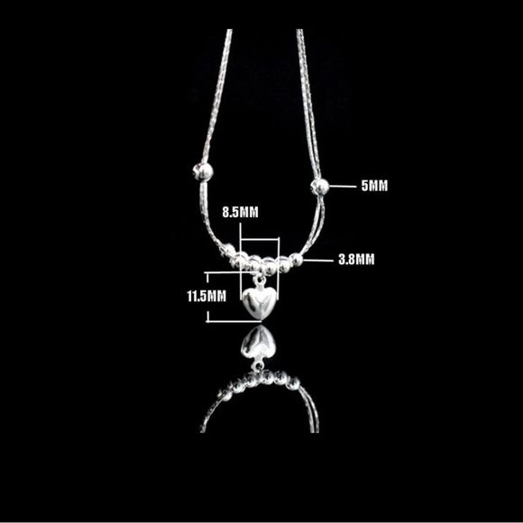 Foot Anklet 925 Sterling Silver Anklets Bracelet Chain For Women - Picture 7 of 10